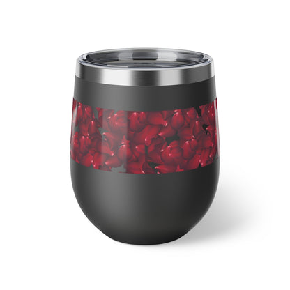 Copper Vacuum Insulated Cup | Rose Petal Design