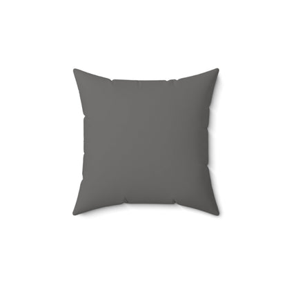 Square Pillow | Grey-White-Gold