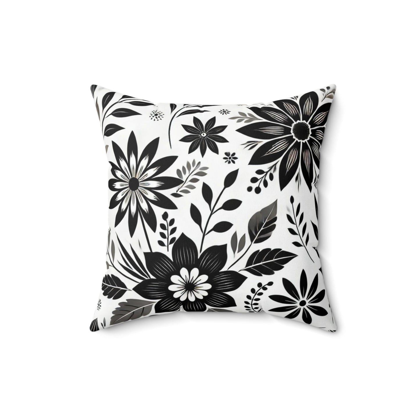 Square Pillow | Floral Pattern with Intricate Detailing