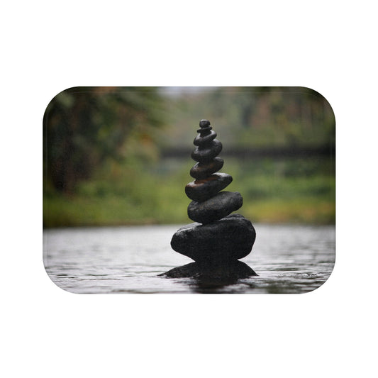 Zen Stone Stack - Bath Mat