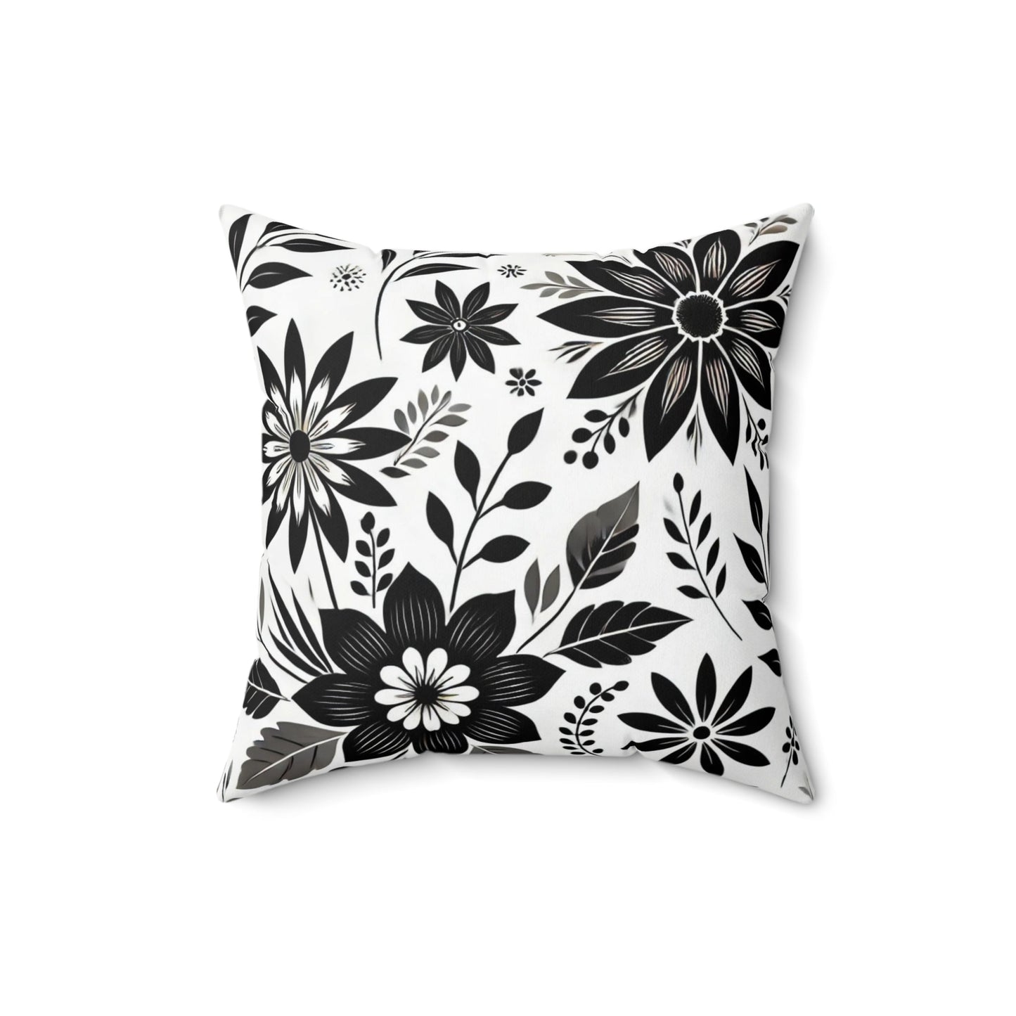 Square Pillow | Floral Pattern with Intricate Detailing