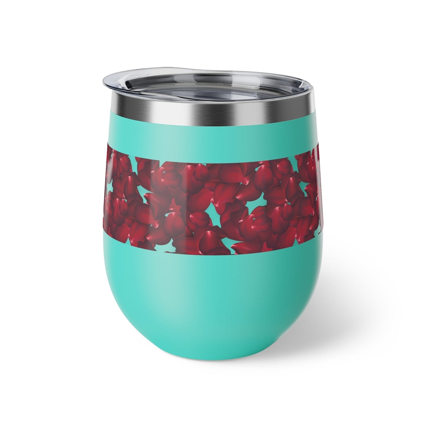 Copper Vacuum Insulated Cup | Rose Petal Design