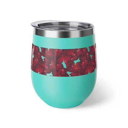 Copper Vacuum Insulated Cup | Rose Petal Design