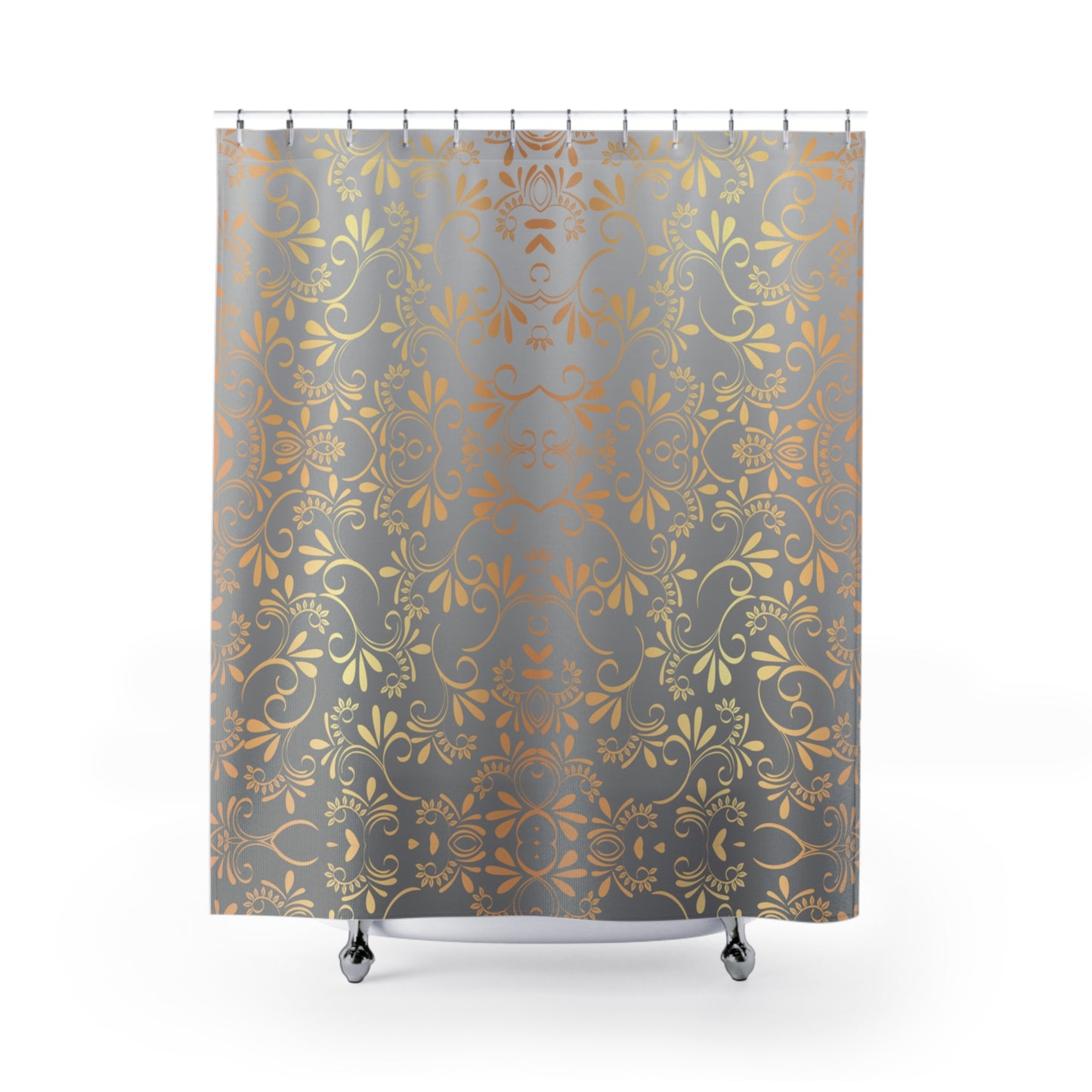 Ornate Gold Shower Curtain