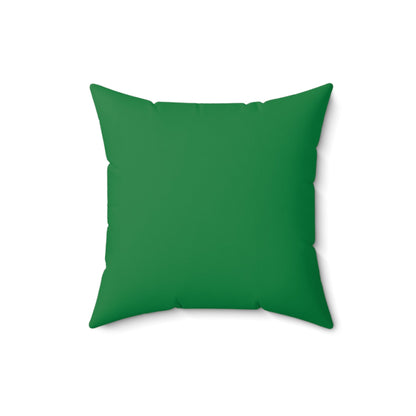 Square Pillow | LOVE Leaf Accent Design