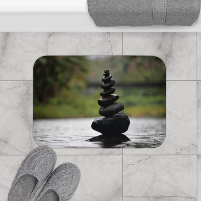 Zen Stone Stack - Bath Mat