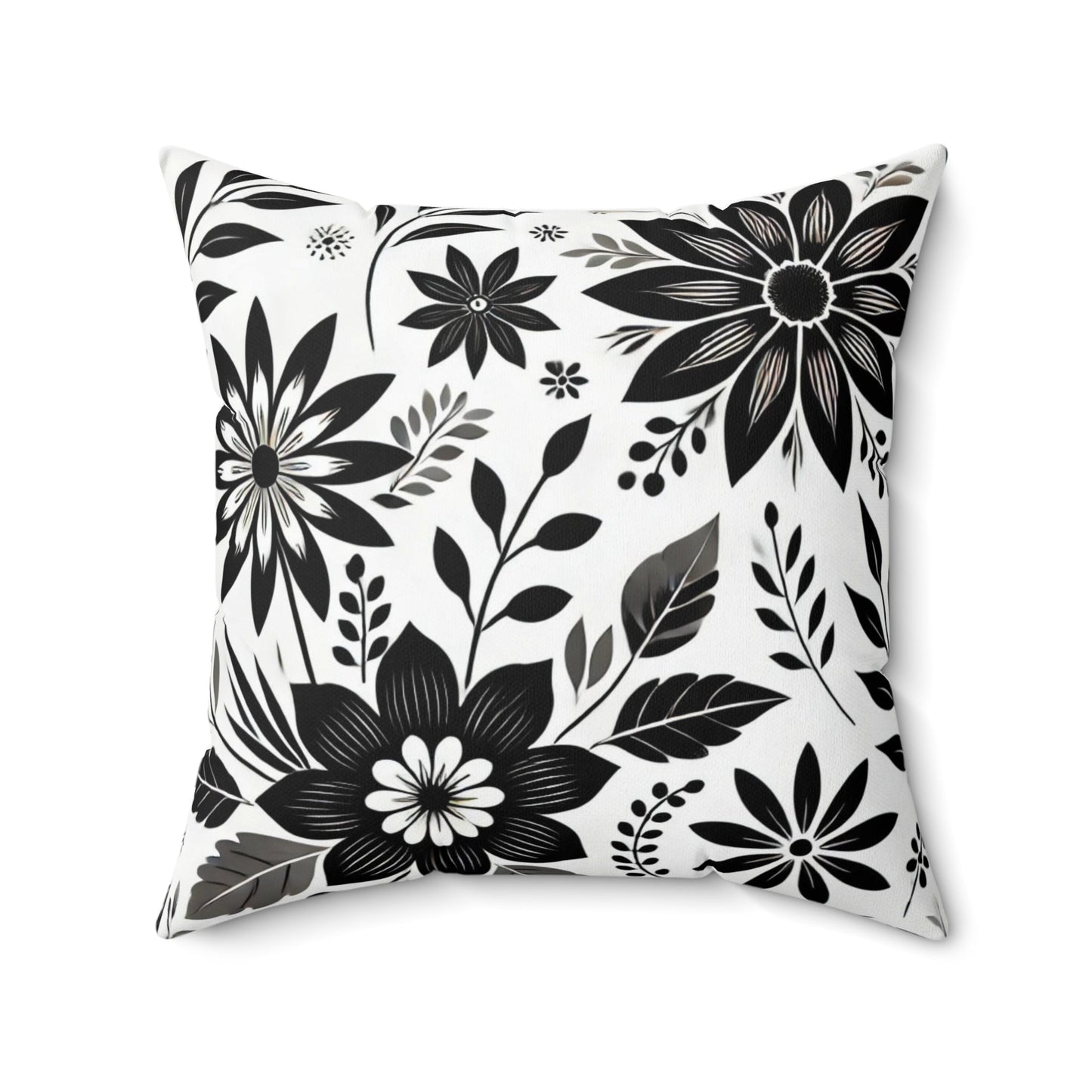 Square Pillow | Floral Pattern with Intricate Detailing