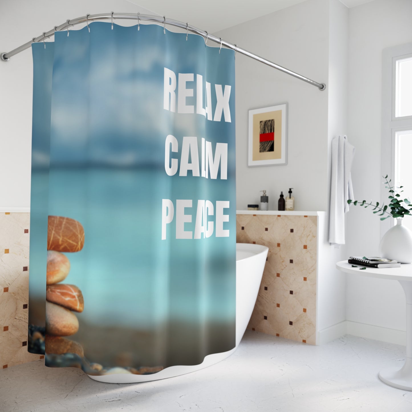 Beach Serenity Shower Curtain