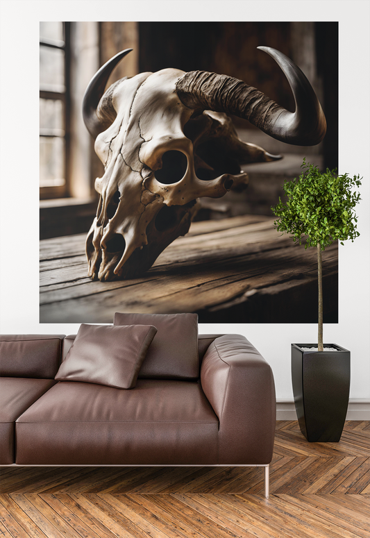 Rustic Bull Skull